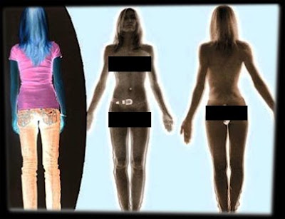 Airport 3d body scanner