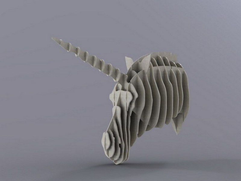 Unicorn head 3d print