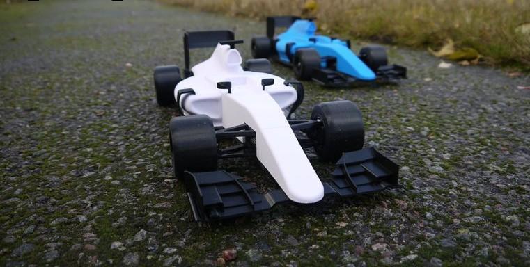 3D printed formula 1 car