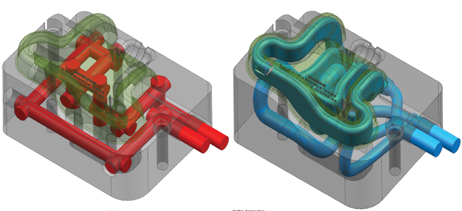 3D printed metal injection mold