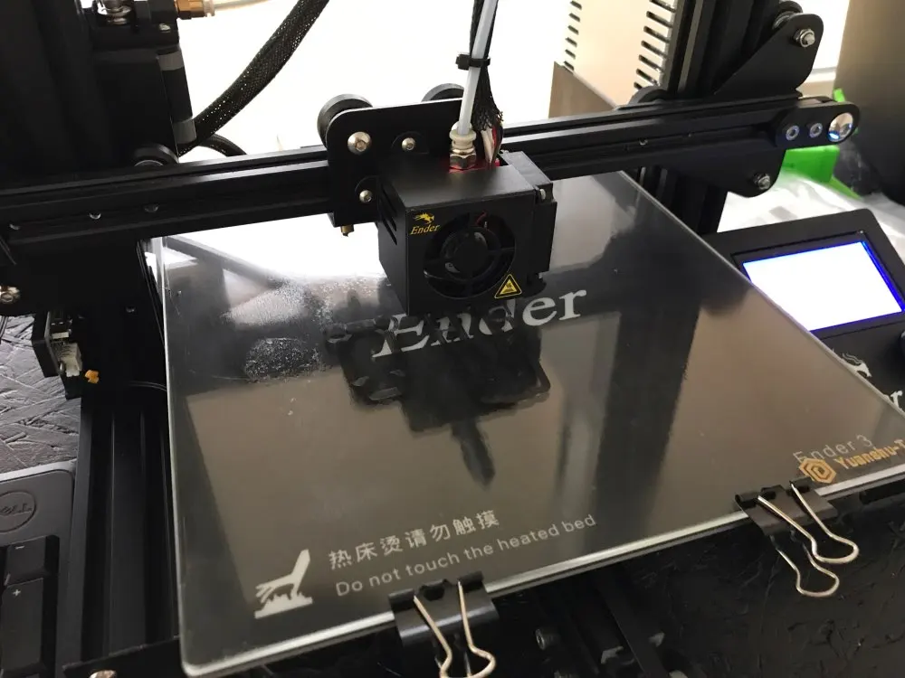 3D printer glass bed ender 3