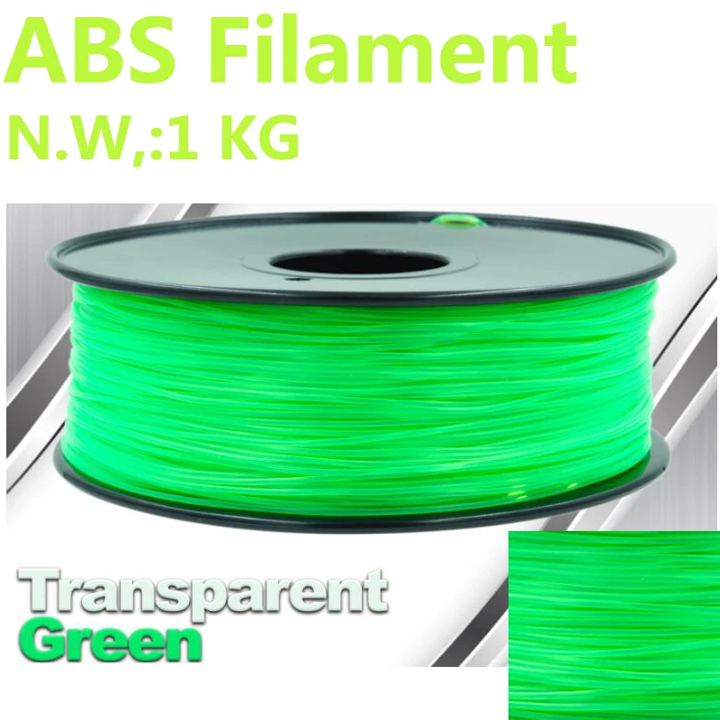 Clear 3d print filament