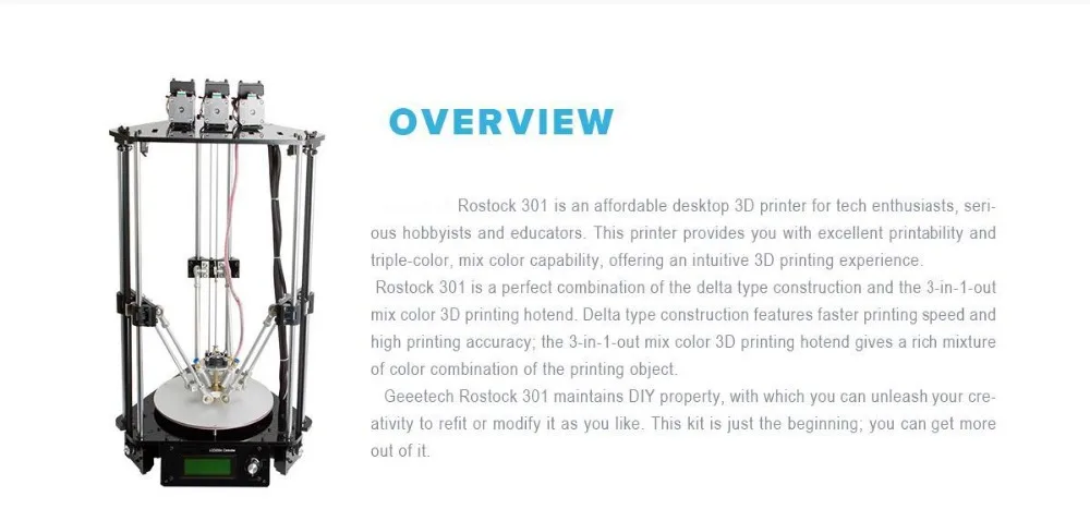 Rostock 3d printer review