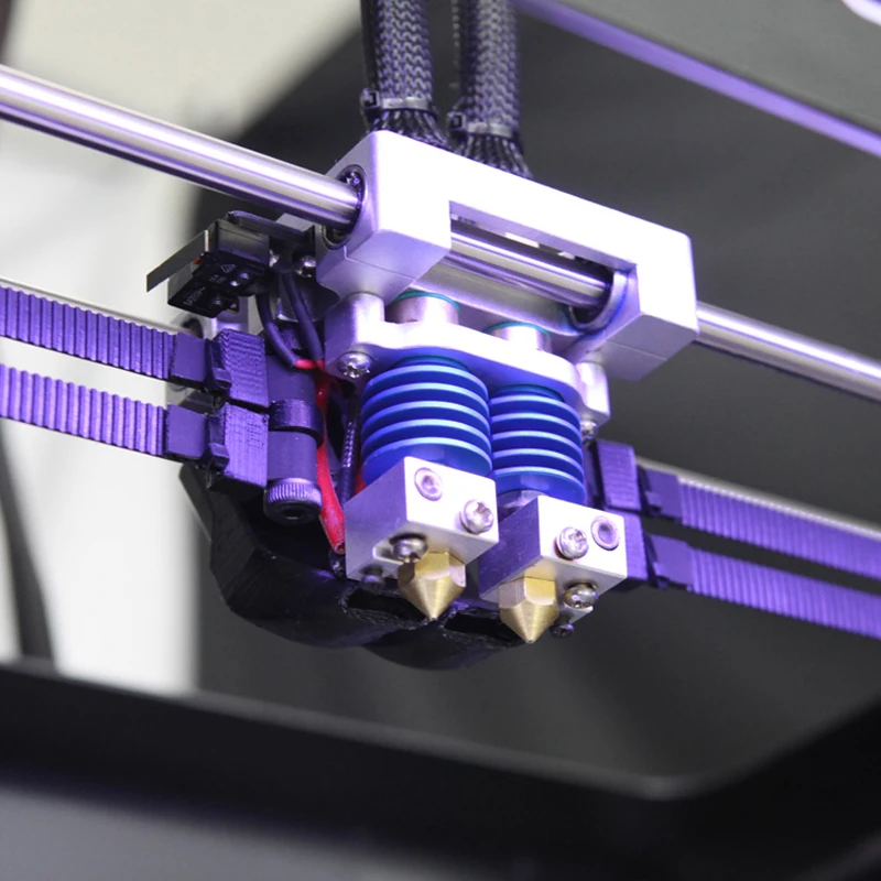 Dual extruder 3d printer diy