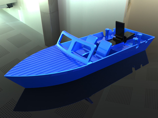 3D printer test boat