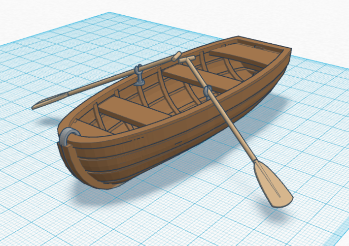 3D printed model boats