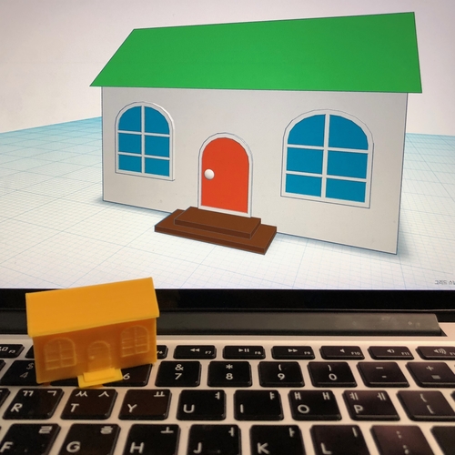 3D printed house numbers