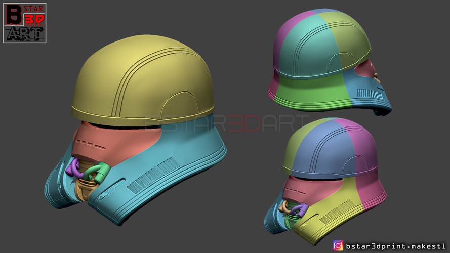 First order stormtrooper helmet 3d print