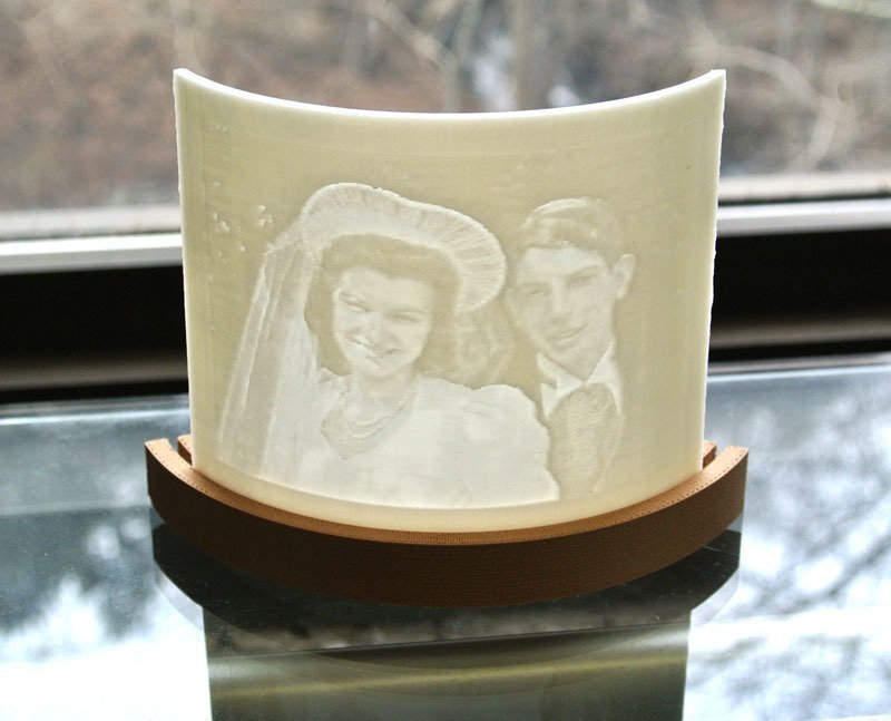 Color lithophane 3d print