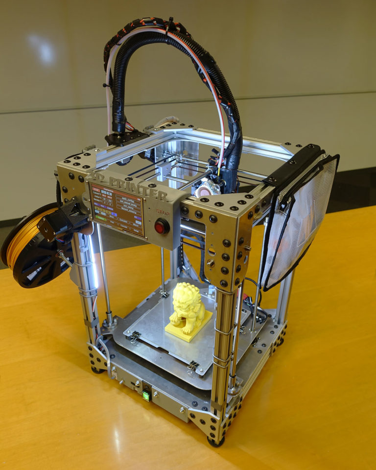 Watch a 3d printer work