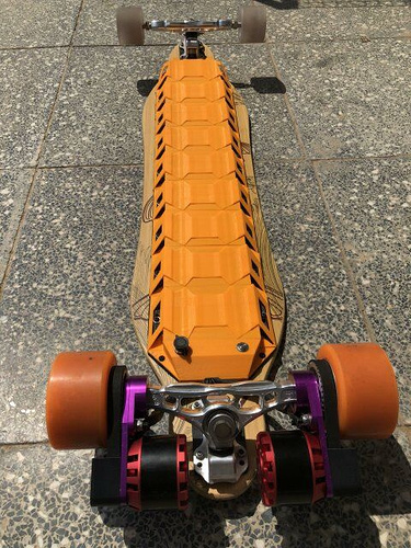 3D printed electric skateboard parts