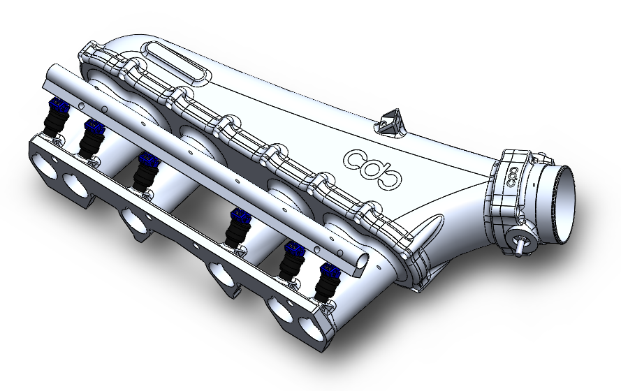 3D printing intake manifold