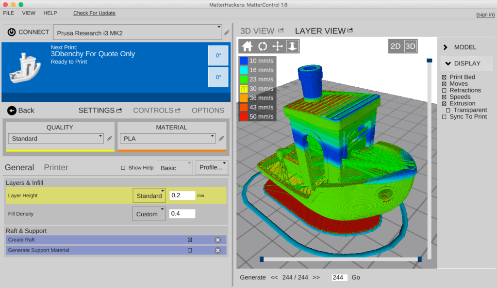 Software used for 3d printing