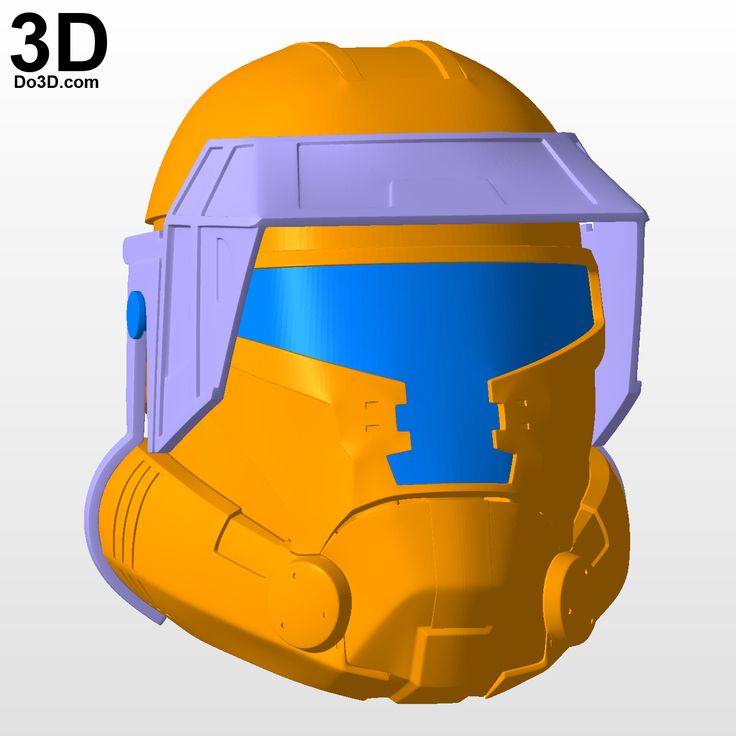 Clone trooper helmet 3d print file