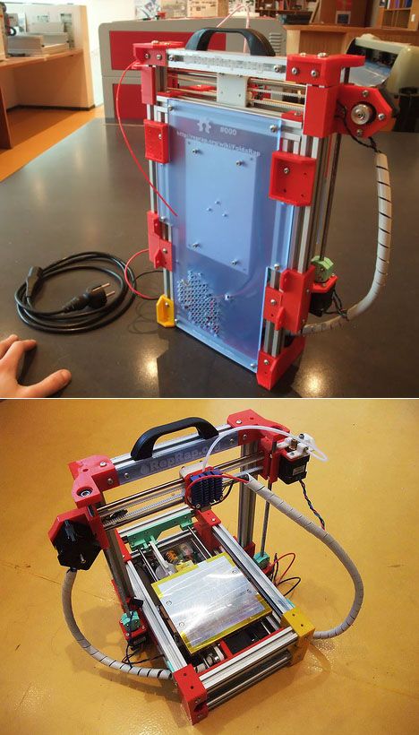 What is a 3d printer made of