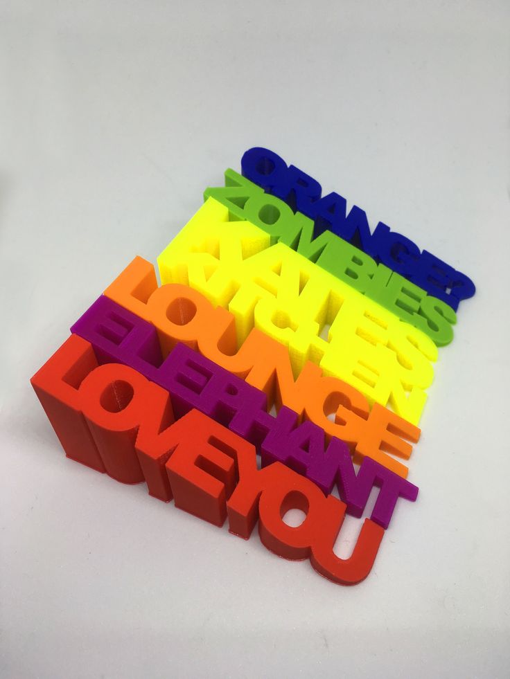 3D name printing