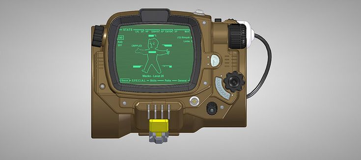 3D print pipboy