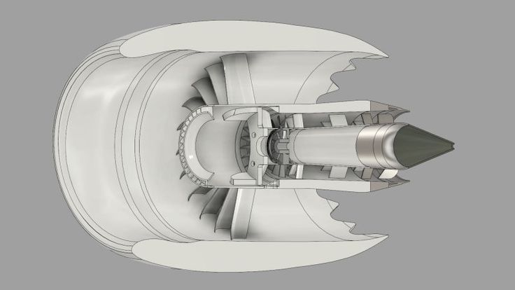 3D printed jet engine plans