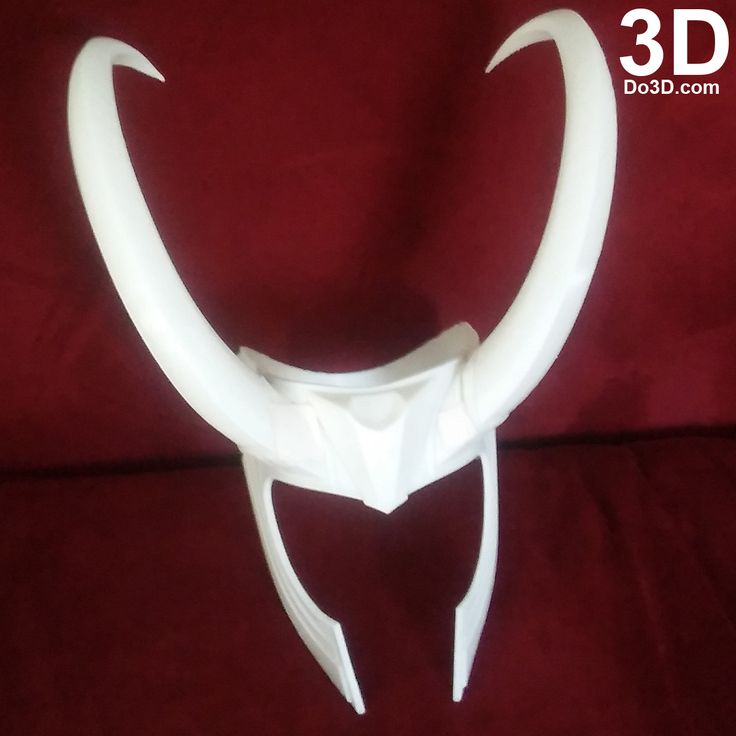 3D printed loki helmet