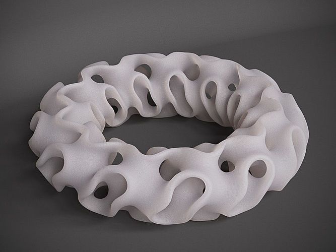 3D printed yarn bowl pattern