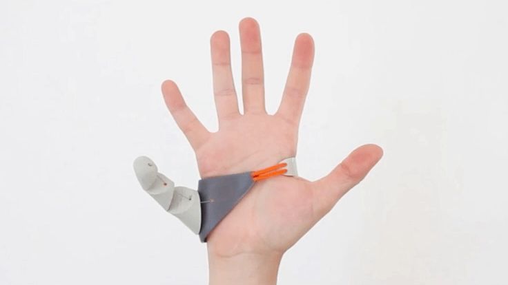 3D printed thumb