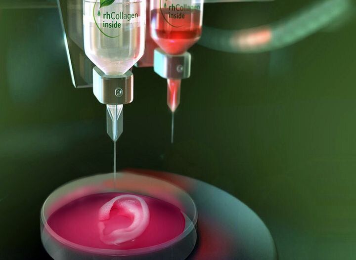 3D printing of organs using stem cells