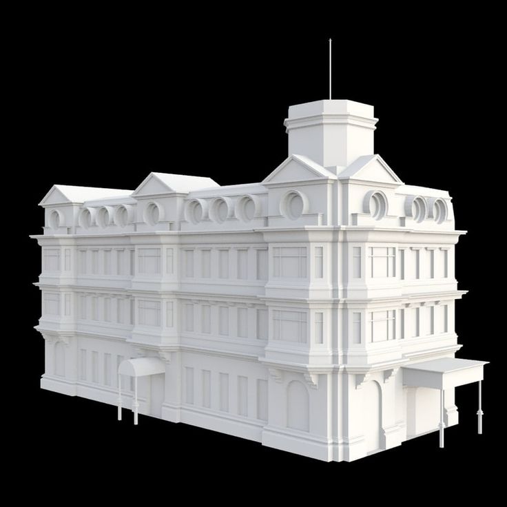 3D printing model buildings