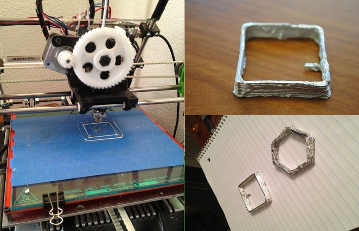 What does a 3d printer use to print