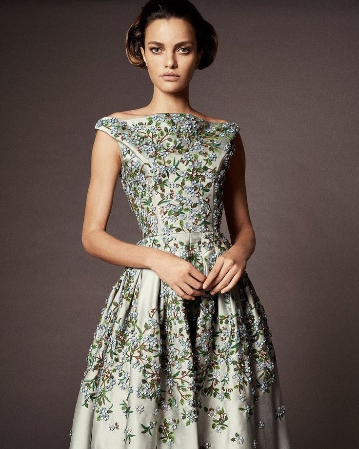 Zac posen 3d printed dress glass