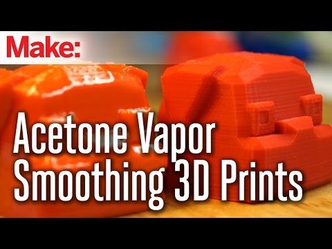 Acetone for 3d printing