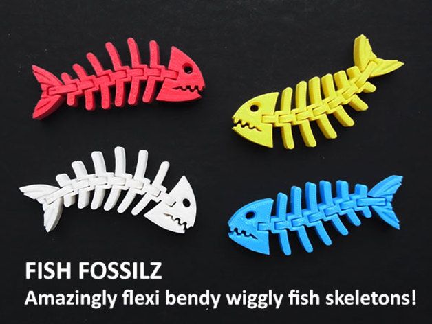 3D printed fossils