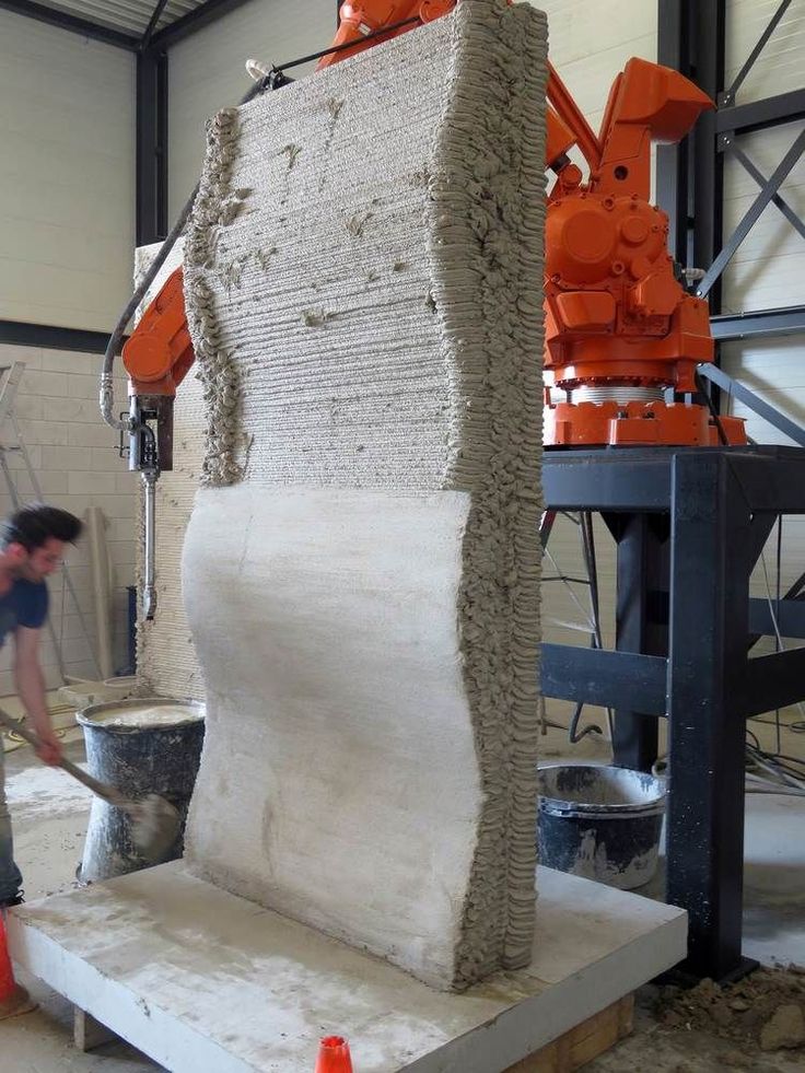 3D print mold concrete