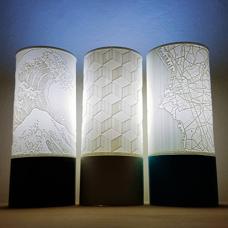 Lithophane lamp 3d print