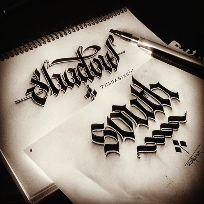 3D printed lettering