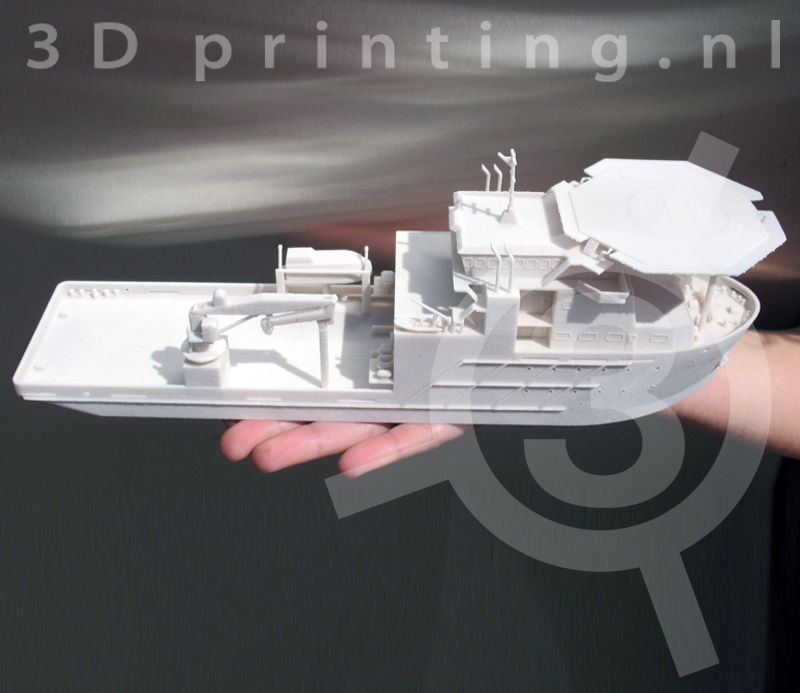 3D printing test boat