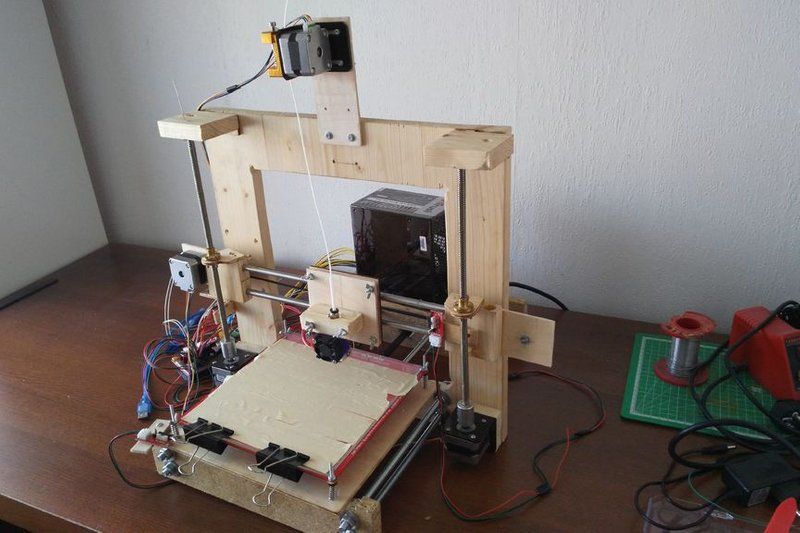 3D printer made of wood