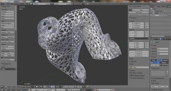 Blender model to 3d printer