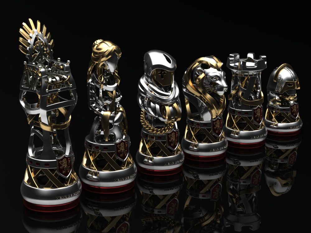 Game of thrones chess set 3d print