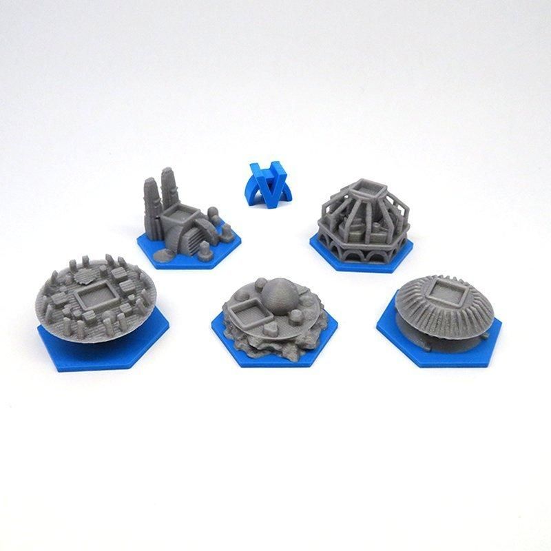 Terraforming mars 3d printed tiles