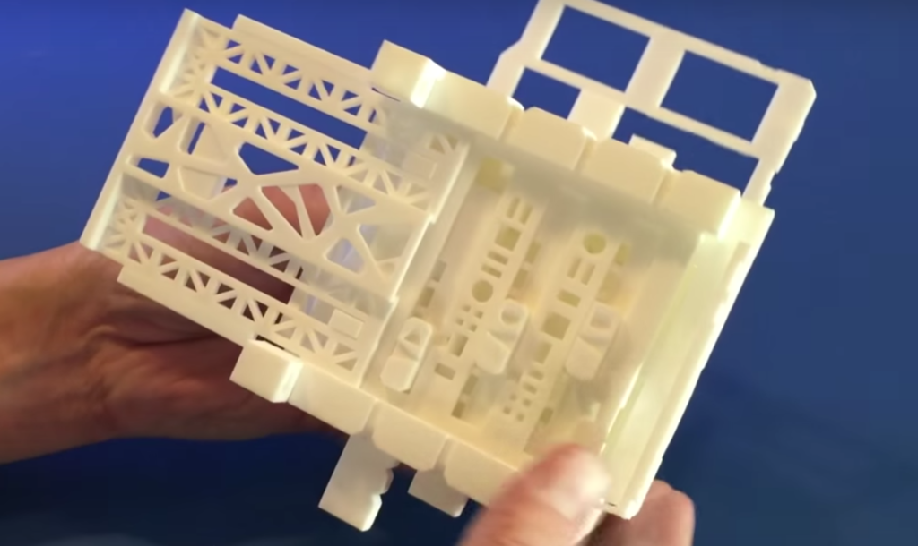 Complex 3d printed parts