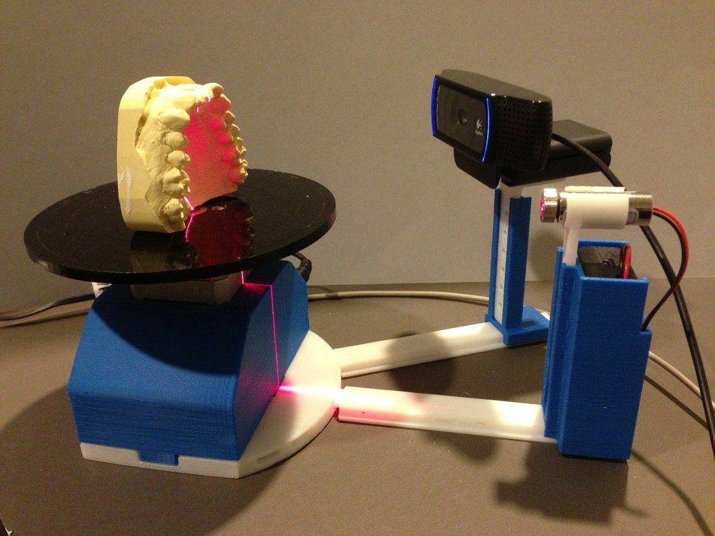 Monitor 3d printer with webcam