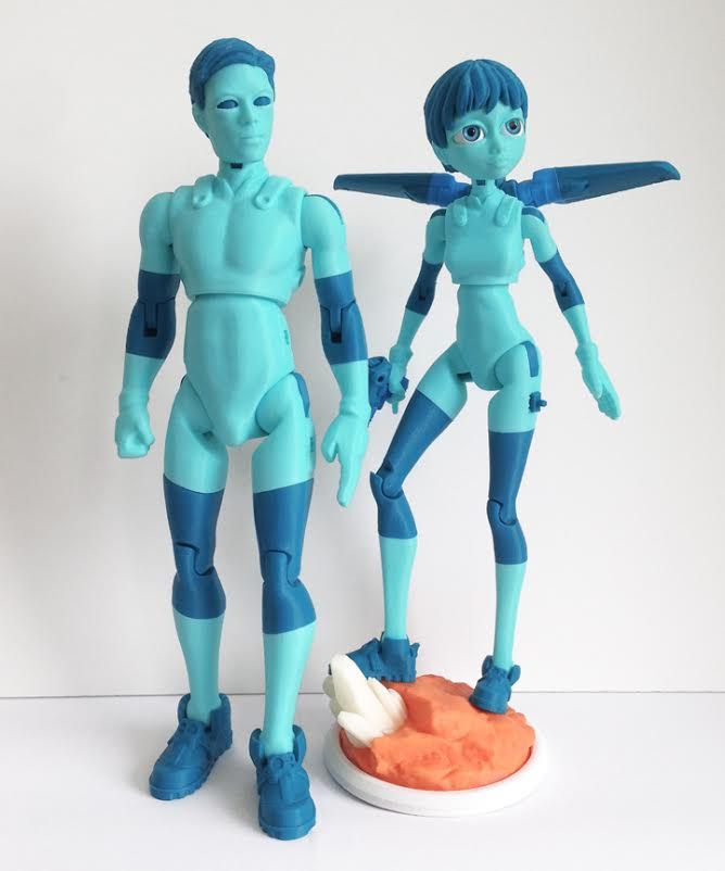 3D printing human figures