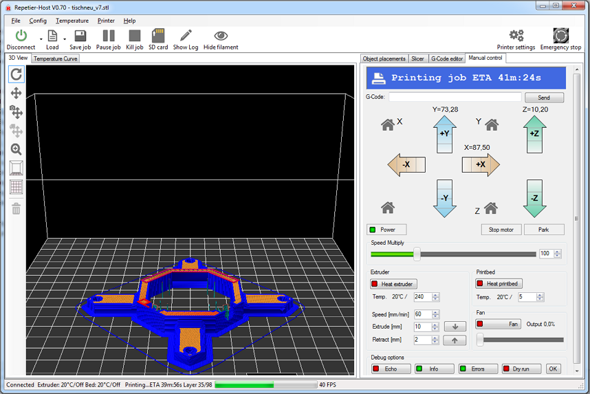 What software does 3d printers use