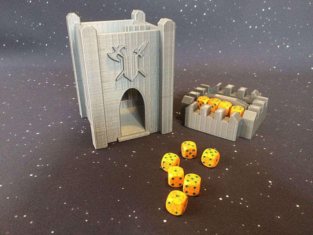 3D printing dice tower