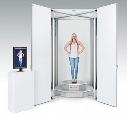 3D body scanner for measurements