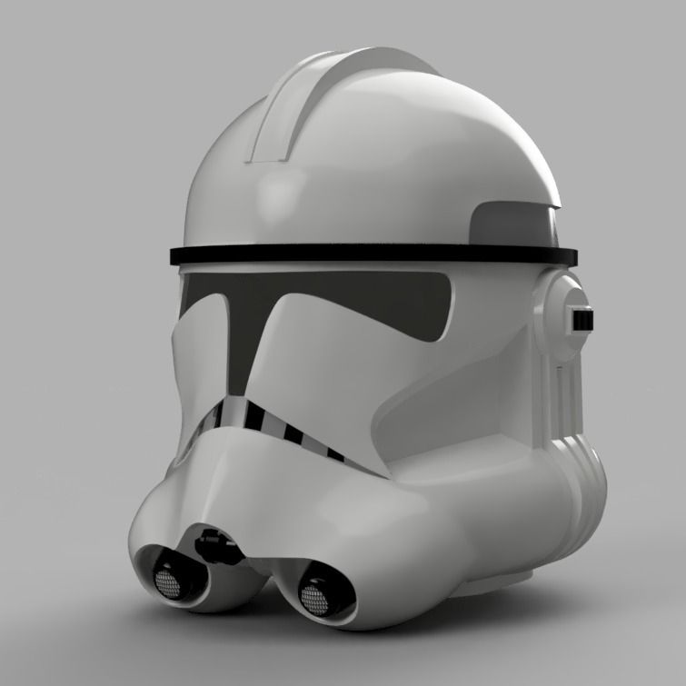 3D printed clone trooper helmet