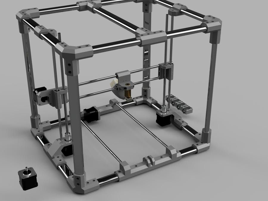 Tesseract 3d printer