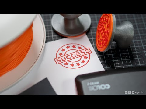 3D printed ink stamp