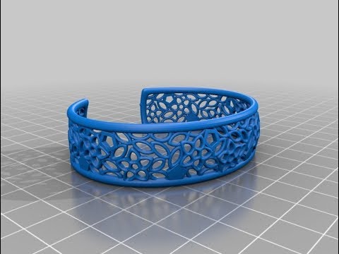 Free 3d printer bracelet