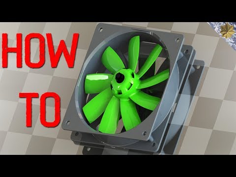 3D printed fan blade